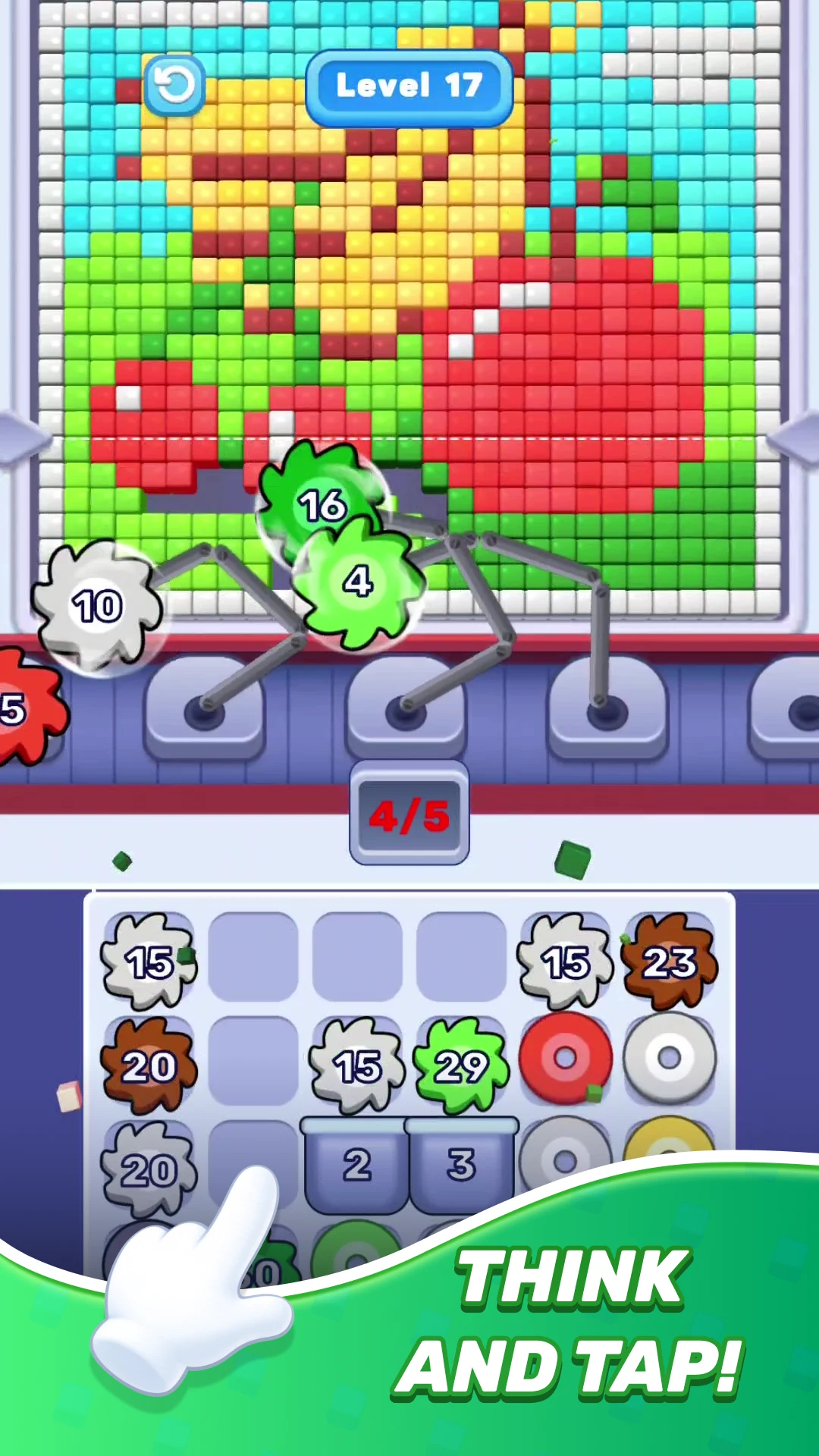 Pixel Pop Saw: Color Jam screenshot