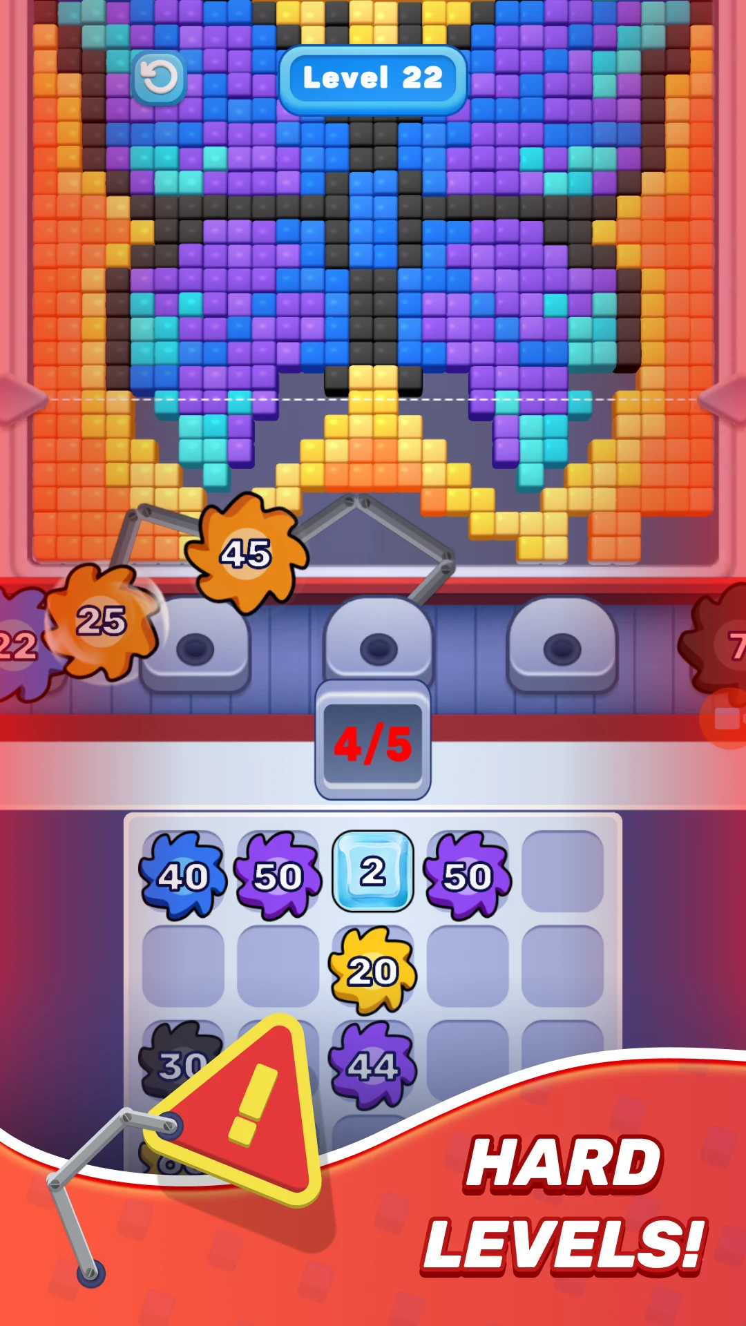Pixel Pop Saw: Color Jam screenshot